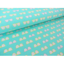 Jersey - Glitzer Sonnenbrillen mint